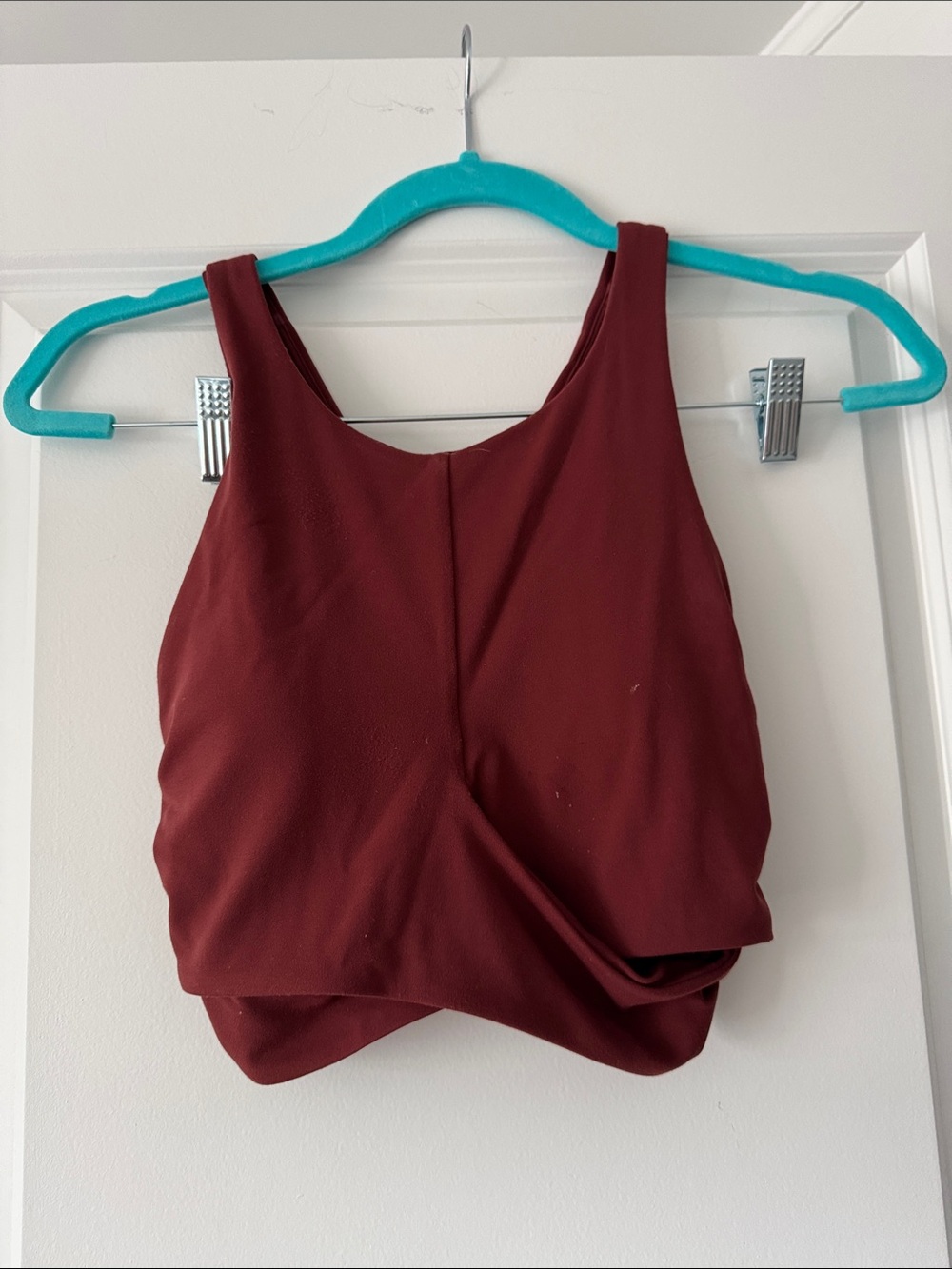 lululemon athletica Twist-Front Sleeveless Tank Top - Burgundy
